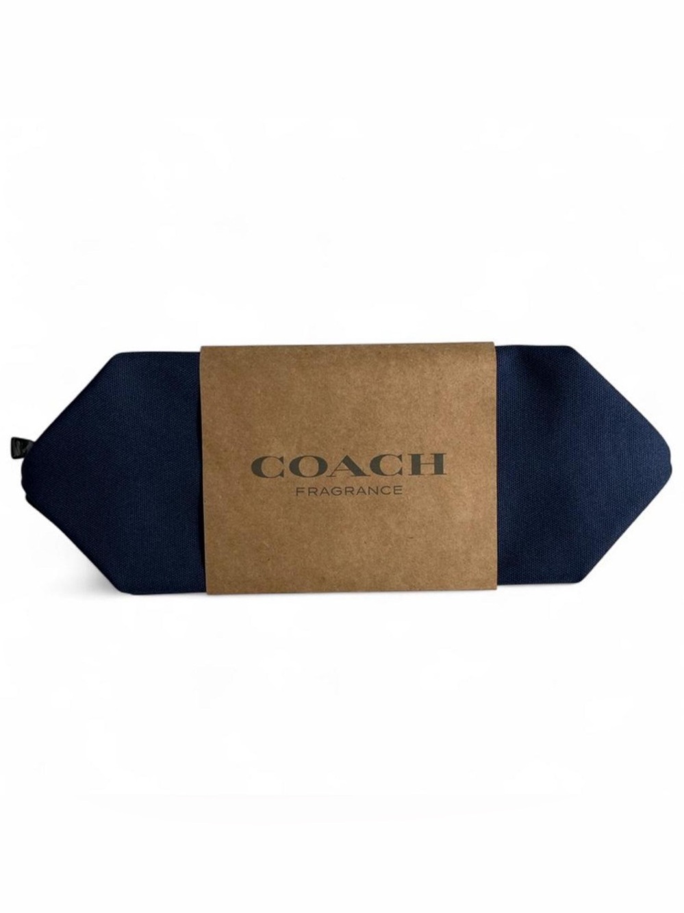 Coach Navy Embroidered Large Makeup Bag / Toiletry Pouch - Picture 4 of 6